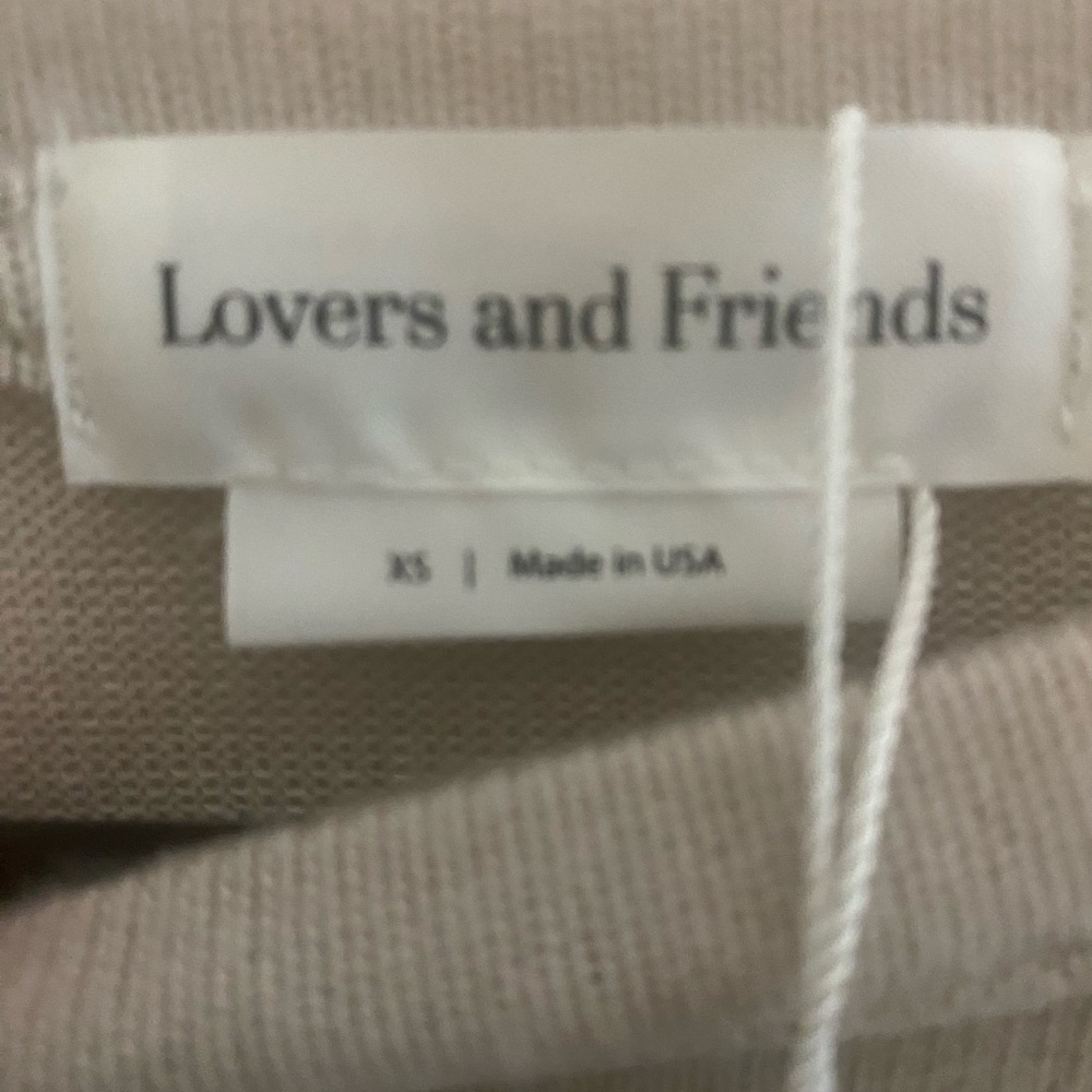 NWT LOVERS & FRIENDS Cream Sweatshirt size XS - Picture 2 of 9